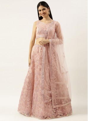 Orphic Pink Trendy Lehenga Choli