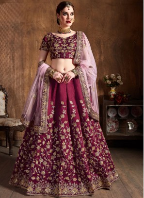 Outstanding Magenta Lehenga Choli