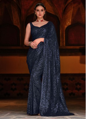 Outstanding Thread Contemporary Saree