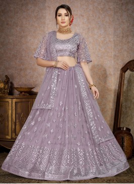 Paramount Mauve  Embroidered Designer Lehenga Choli