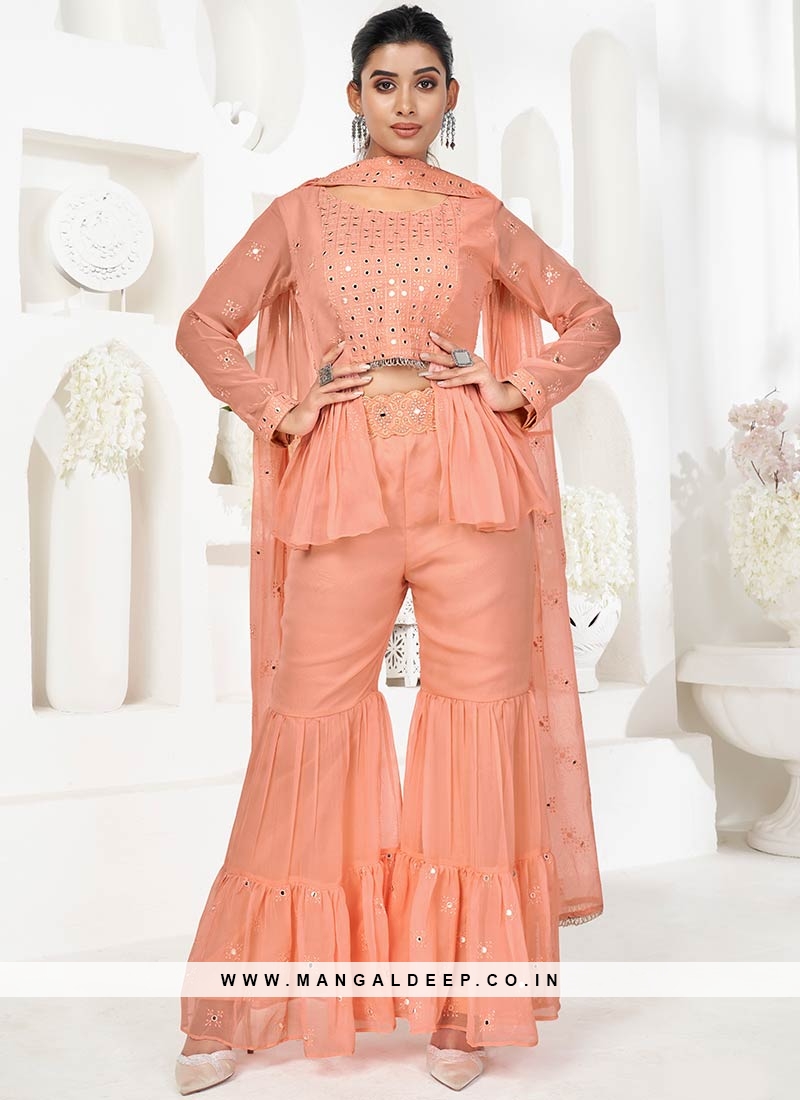 Bandhni Short Sharara - Pinkcity by Sarika