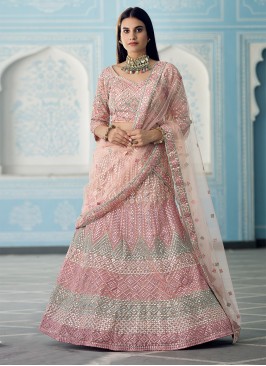 Peach Color Lehenga Choli