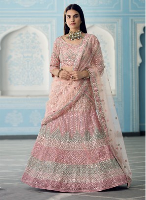 Peach Color Lehenga Choli