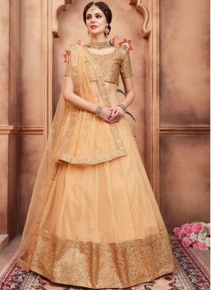 Peppy Net Sequins Lehenga Choli