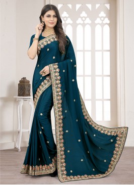 Peppy Resham Designer Saree