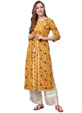 Perfect Crepe Silk Digital Print Designer Kurti