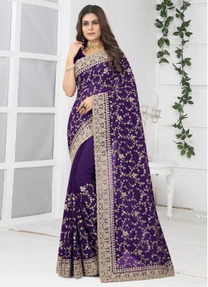 Perfect Designer Contemporary Saree For Ceremonial