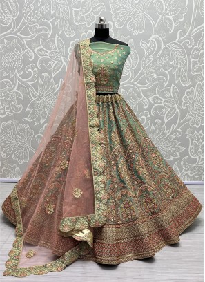 Perfect Net Wedding Designer Lehenga Choli