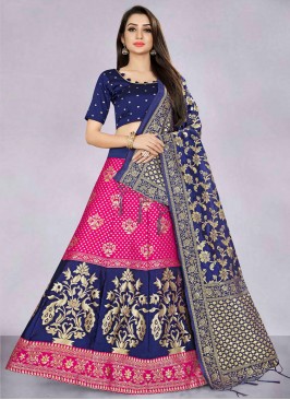 Perfervid Jacquard Work Festival Designer Long Lehenga Choli