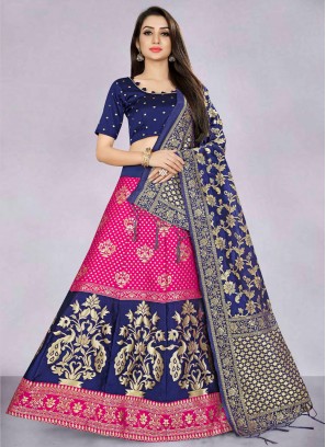 Perfervid Jacquard Work Festival Designer Long Lehenga Choli