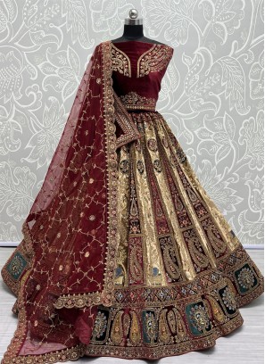Phenomenal Dori Work Bridal Designer Lehenga Choli