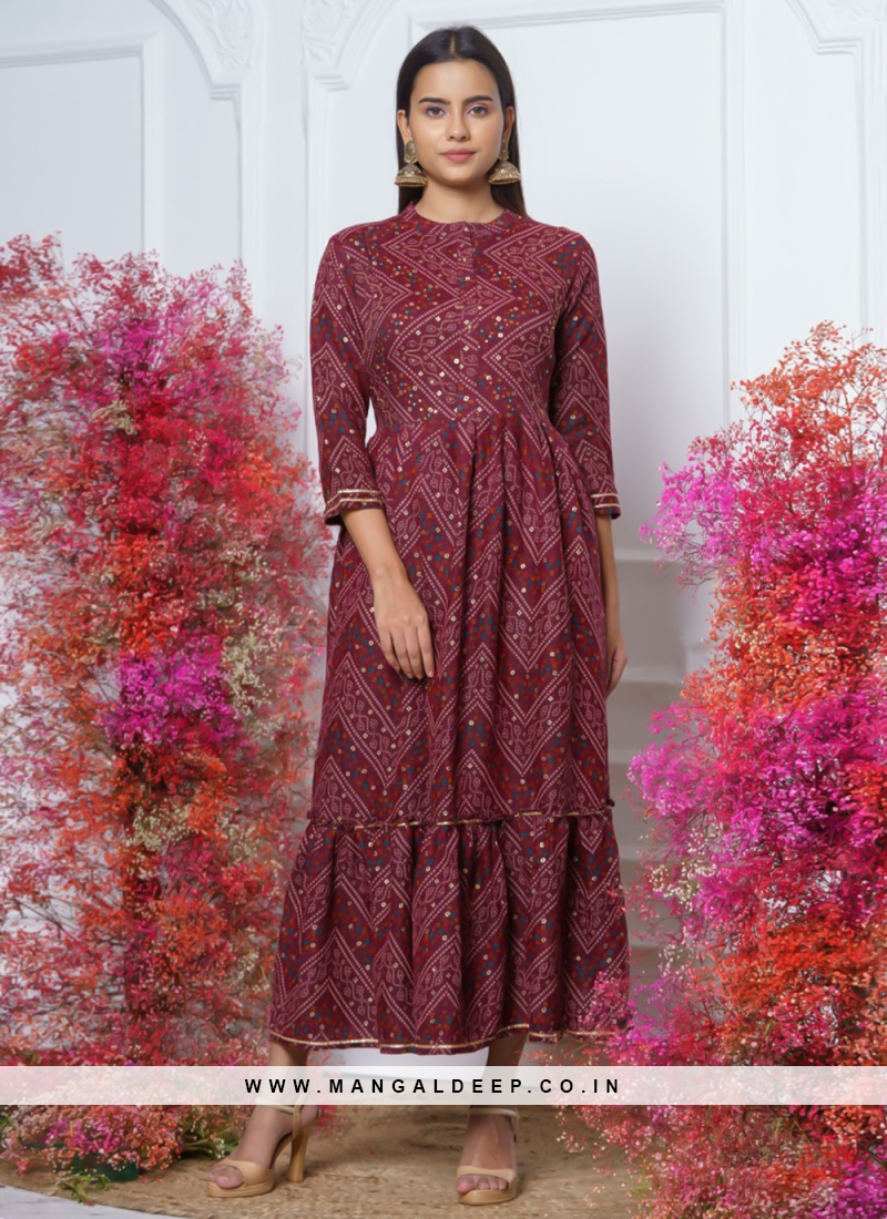 Cotton Floral Print Laced Kurta, Palazzo, Dupatta Set - Pink – VEDANA