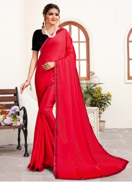 Picturesque Satin Classic Saree