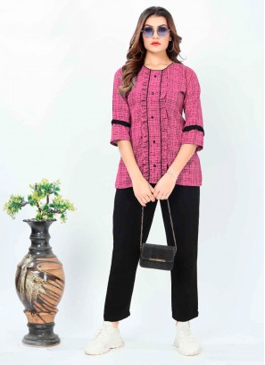 Pink Ceremonial Designer Kurti