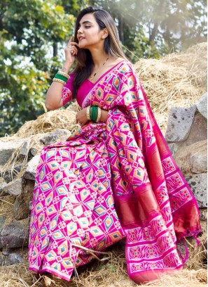 Pink Ceremonial Silk Classic Saree