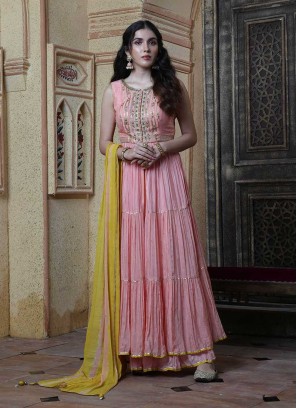 Pink Color Georgette Latest Suit