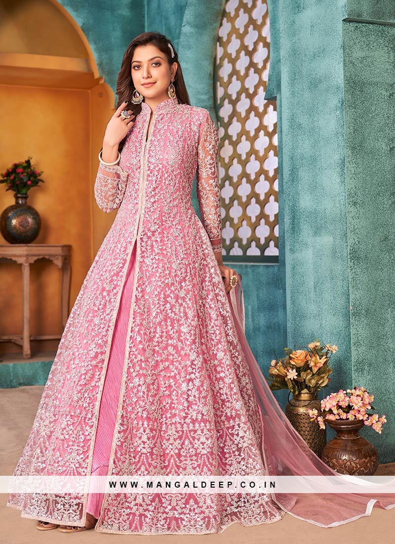 Cream Color Chanderi Ladies Suit