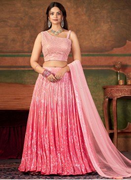 Pink Color Readymade Lehenga Choli