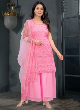 Pink Color Readymade Salwar Suit