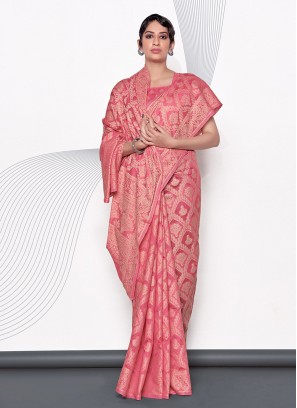 Pink Festival Classic Designer Saree