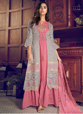 Pink Festival Designer Suit