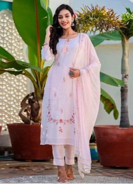 Pink Festival Straight Salwar Suit