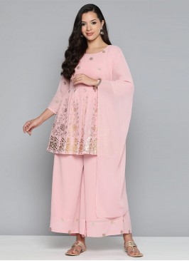 Pink Georgette Salwar Kameez