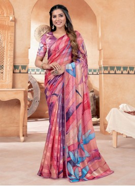 Pink Party Designer Saree