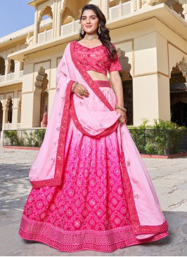 Pink Sangeet Trendy Lehenga Choli