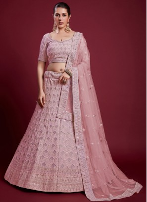 Pink Wedding Designer Lehenga Choli