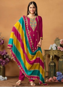 Piquant Embroidered Party Designer Salwar Suit