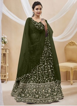 Piquant Zari Georgette Trendy Lehenga Choli