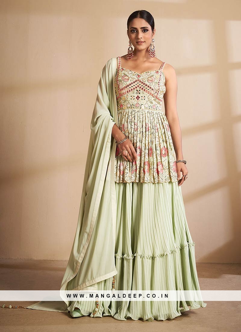 Bestseller | $121 - $302 - Pista Green Salwar Heavy Net Salwar Kameez and Pista  Green Salwar Heavy Net Salwar Suits online shopping