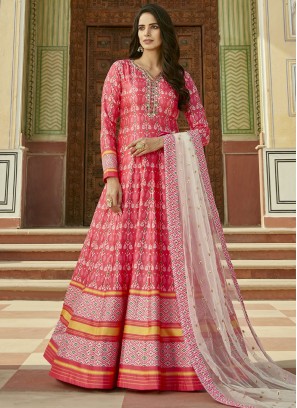 Pleasance Patola Print Trendy Gown