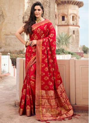 Pleasance Raw Silk Casual Saree
