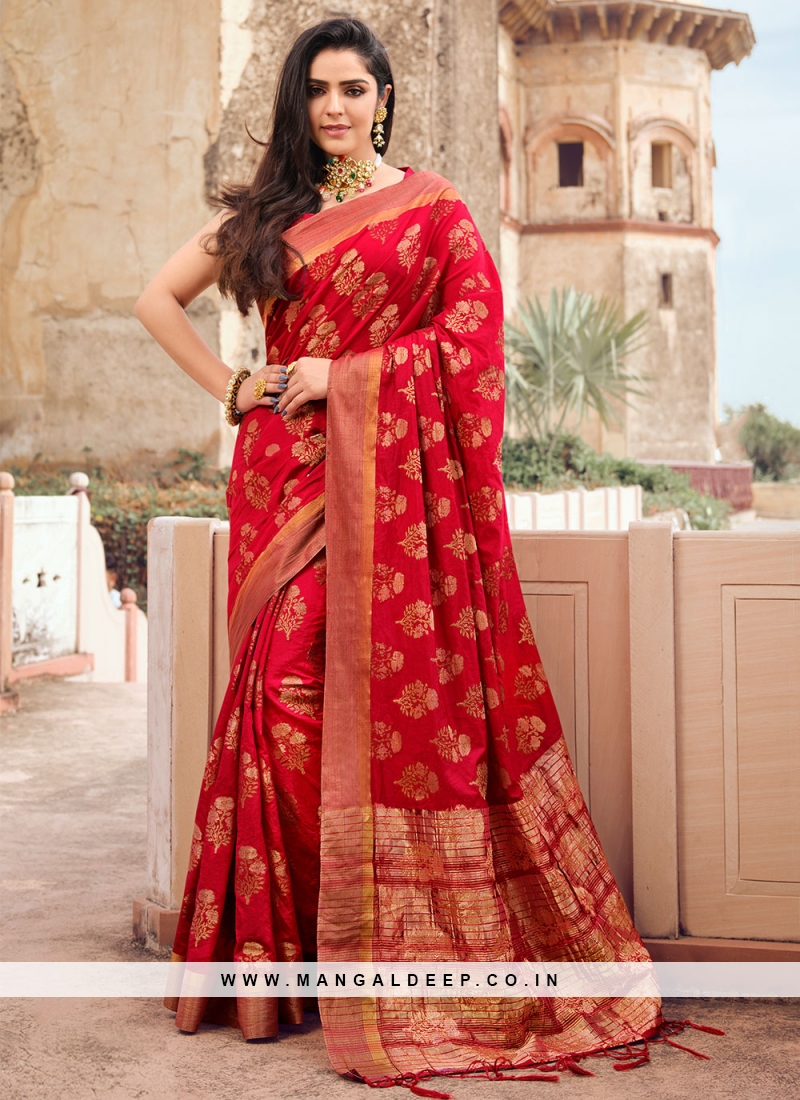 Pleasance Raw Silk Casual Saree