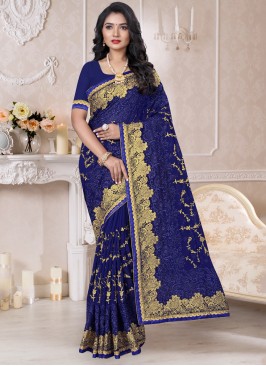 Pleasance Resham Trendy Saree