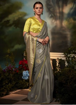 Pleasing Fancy Fabric Wedding Classic Saree