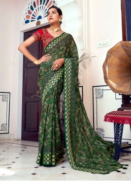 Precious Brasso Georgette Casual Classic Saree