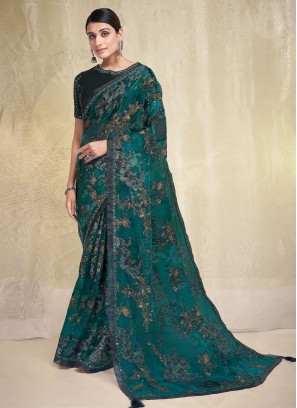Precious Brasso Printed Contemporary Style Saree
