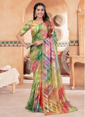 Precious Chiffon Print Saree