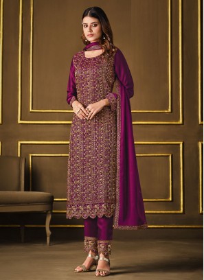 Precious Straight Salwar Suit For Party