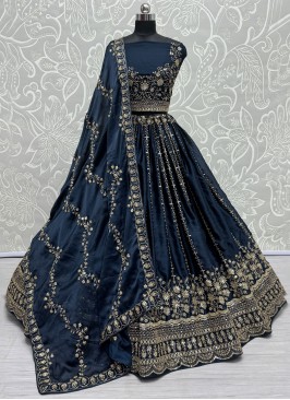 Preferable Sequins Festival A Line Lehenga Choli