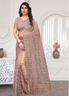 Preferable Zari Net Classic Saree