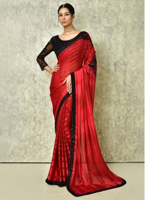 Prepossessing Embroidered Engagement Classic Saree