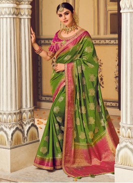 Pretty Border Designer Saree