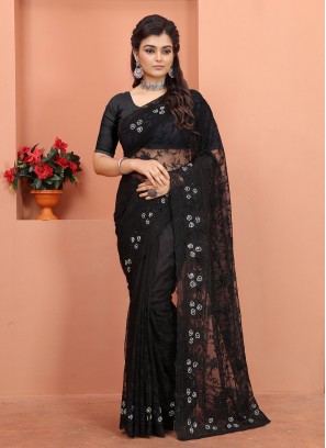 Pretty Resham Ceremonial Contemporary Saree