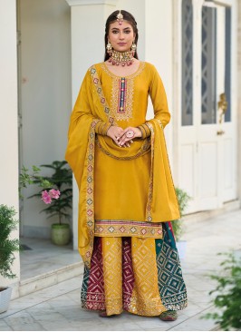 Prime Mustard Designer Salwar Kameez