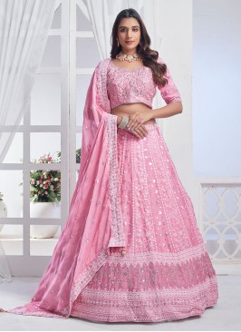 Prime Pure Chiffon Embroidered Lehenga Choli