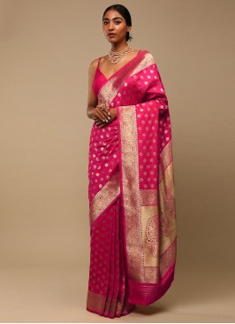 Prime Woven Art Banarasi Silk Trendy Saree